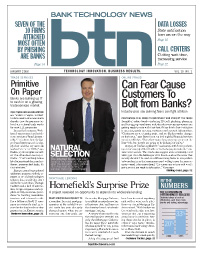 Alex Hart on the Cover of Bank Technology News