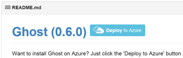 The Deploy to Azure Button