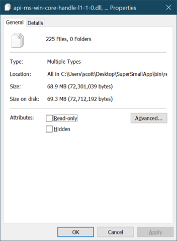225 files, 69 megs