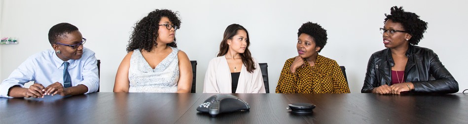 Stock photo used under CC from WoCinTechChat's "stock photos of women of color in tech"