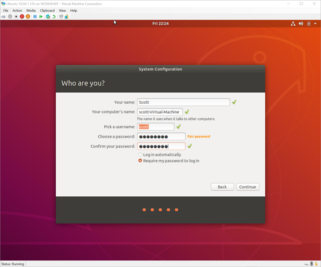Setting up an Ubuntu VM