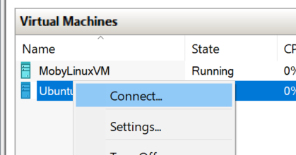 Connect to VM