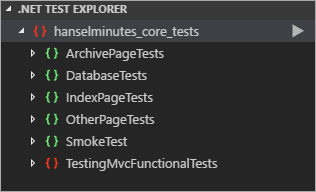 .NET Test Explorer