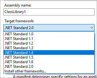 What version of .NET Standard?