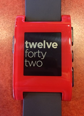 The Pebble shows fingerprints, but looks great, if a little plasticky