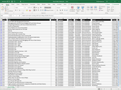 Excel isn't a database, except when it is