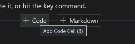 Add Code Cell