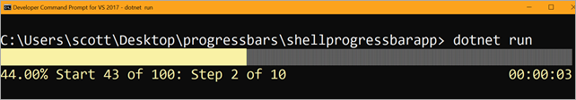 Cool ASCII Progress Bars in .NET Core