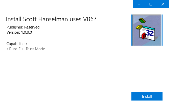 VB6 in the Windows Store