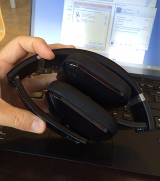 Purity Pro Headphones folded