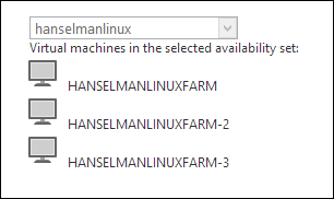 All my VMs are in one Availability Set now