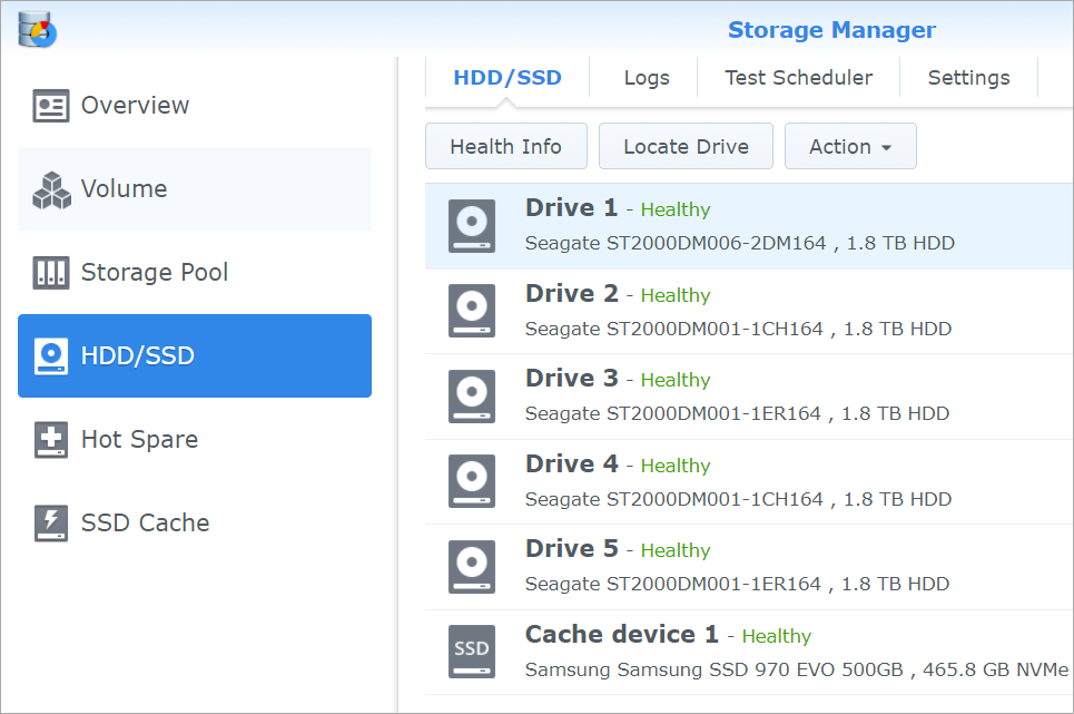 5 Drives in a Synology