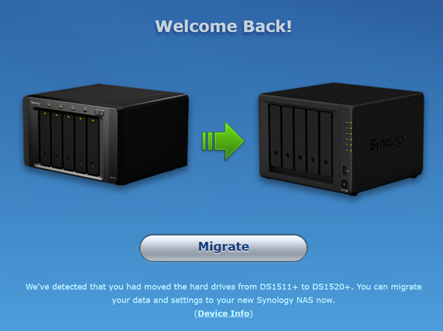 Migrate your Synology