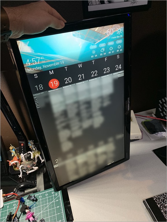How To Build A Wall Mounted Family Calendar And Dashboard With A Raspberry Pi And Cheap Monitor Scott Hanselman S Blog