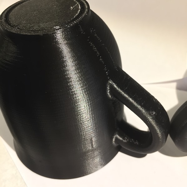 Coffee Cup 3D Print from a Printrbot Simple Metal