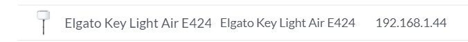 My Elgato Key Light's IP Address