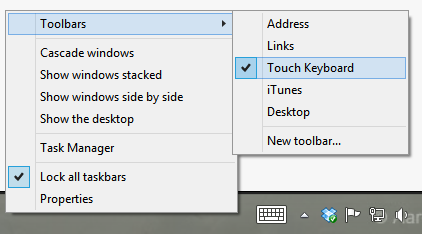 Windows 8.1 Emoji Touch Keyboard