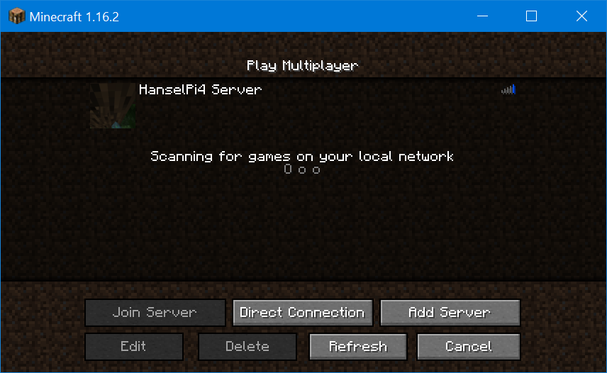 Running Minecraft Servers