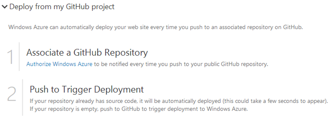 Associate a GitHub Repository