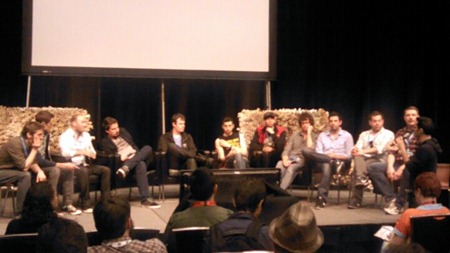 A large panel of 12 apparently white men at SXSW - Photo via Jay Smooth from http://jsmooth995.lightbox.com/