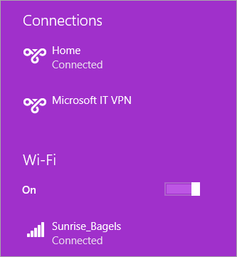 VPN Connection in Windows 8