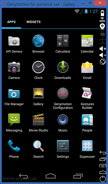 Android in an x86 VM in GenyMotion under Virtual Box - Used for Xamarin and Visual Studio Android Development in C#