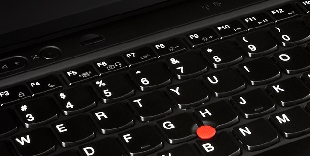 The Lenovo X1 Carbon Touch Keyboard