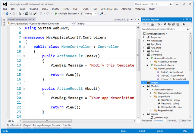 Visual Studio Light Theme