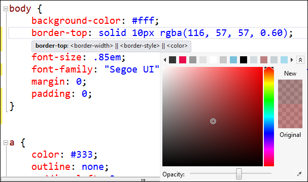 That's a color picker, my friend