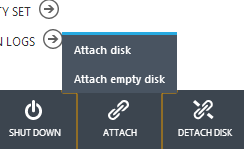 Make sure to get an empty disk for your Azure VM