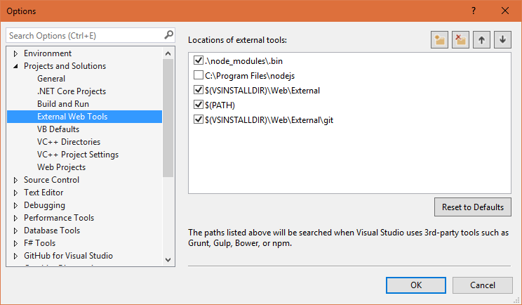 Visual Studio 2015 - Fixing 