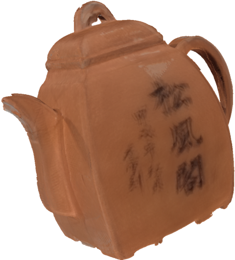 Teapot scanned by an HP Sprout 3D Capture Stage