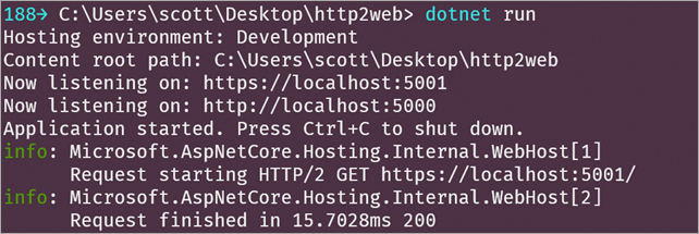 HTTP/2 locally