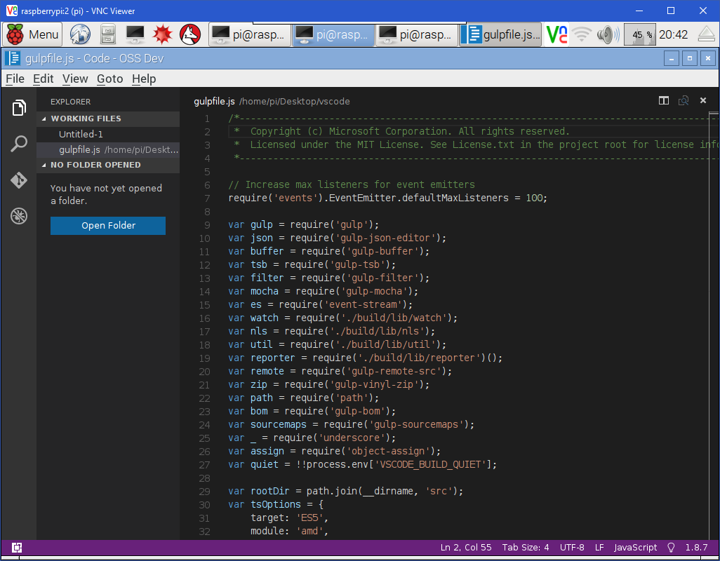 Alkalmaz Cache Radi tor Install Vs Code Raspberry Pi N mileg H mz s Pince