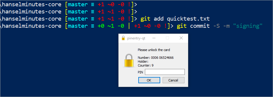Please unlock the card