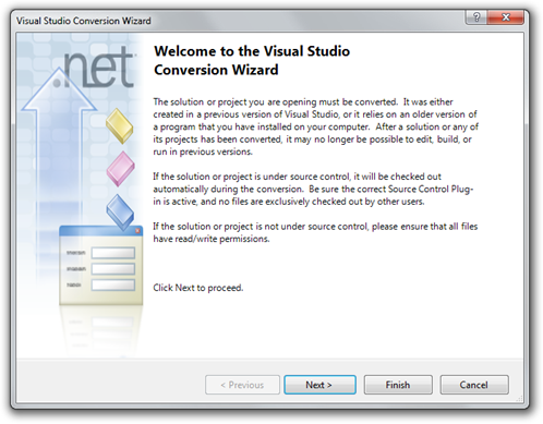 Visual Studio Conversion Wizard (6)
