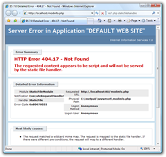 IIS 7.0 Detailed Error - 404.17 - Not Found - Windows Internet Explorer