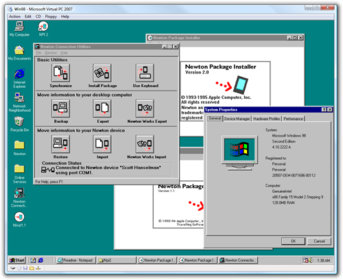 Win98 - Microsoft Virtual PC 2007 (2)