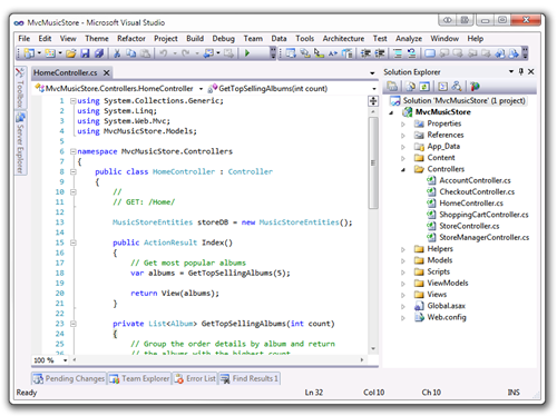 MvcMusicStore - Microsoft Visual Studio (5)