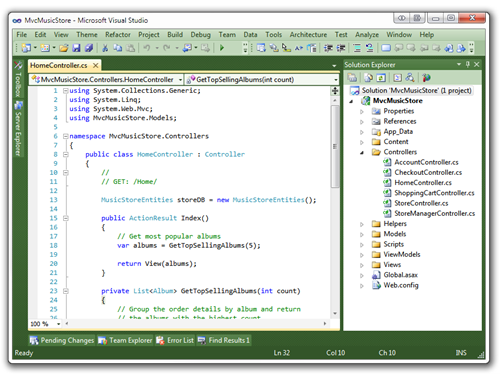 MvcMusicStore - Microsoft Visual Studio (7)