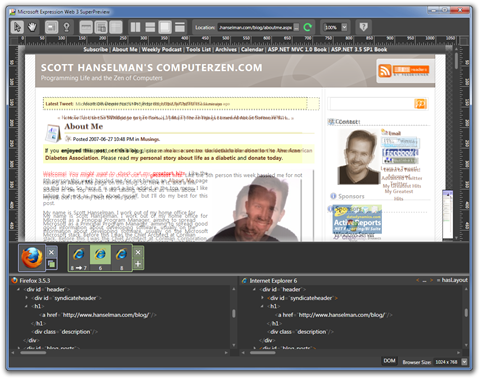 Microsoft Expression Web 3 SuperPreview (2)