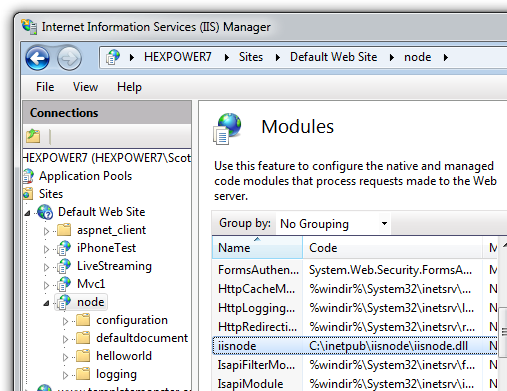 Installing And Running Node.Js Applications Within Iis On Windows - Are You  Mad? - Scott Hanselman'S Blog