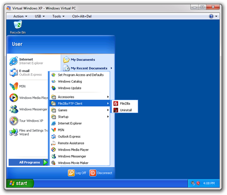 Virtual Windows XP - Windows Virtual PC