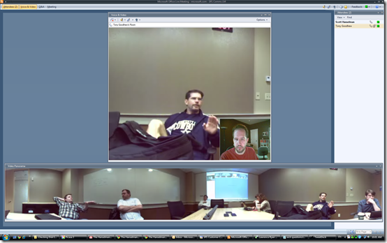 LiveMeeting with a Panorama view