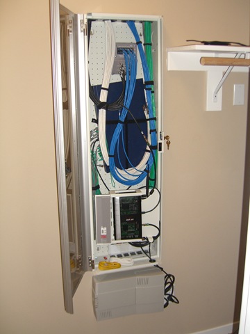 Wiring The New House For A Home Network, Home Network Wiring Cabinet