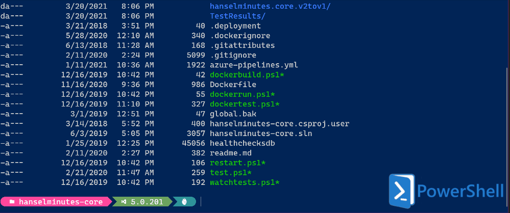 Visual Studio hotkeys at the PowerShell command line in Windows Terminal -  Scott Hanselman's Blog